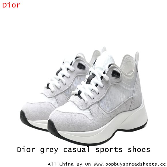 Dior grey casual sports shoes