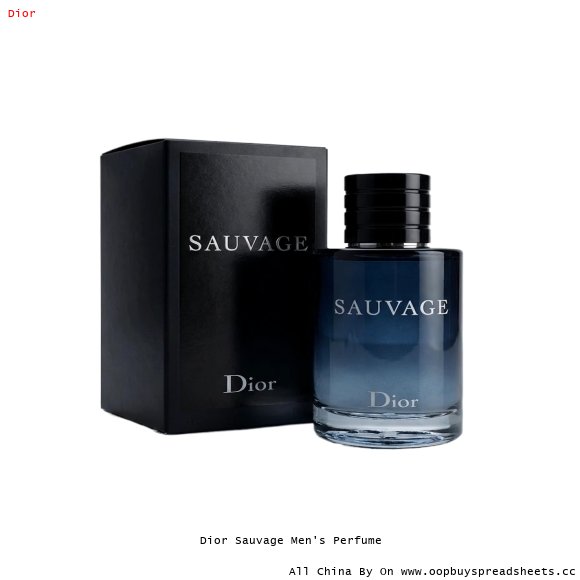 Dior Sauvage Men's Perfume