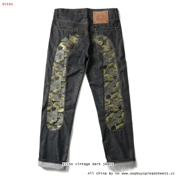 EVISU vintage dark jeans