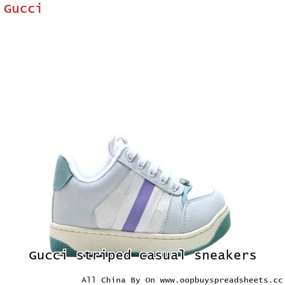 Gucci striped casual sneakers