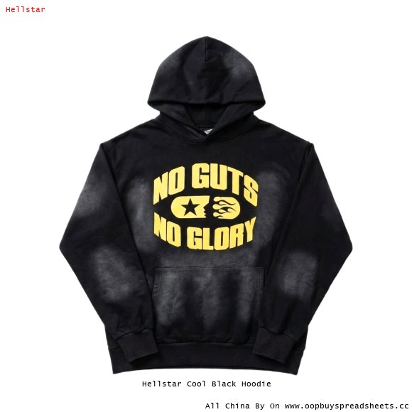Hellstar Cool Black Hoodie