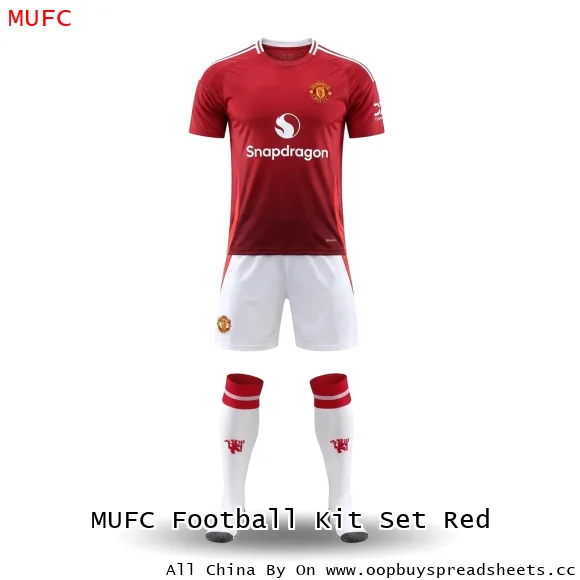 MUFC Football Kit Set Red