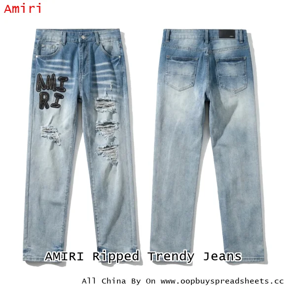 AMIRI Ripped Trendy Jeans