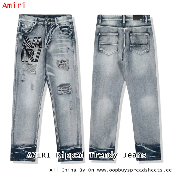 AMIRI Ripped Trendy Jeans