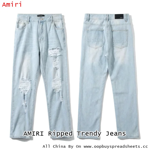 AMIRI Ripped Trendy Jeans