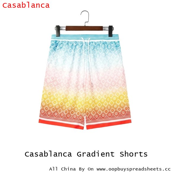 Casablanca Gradient Shorts