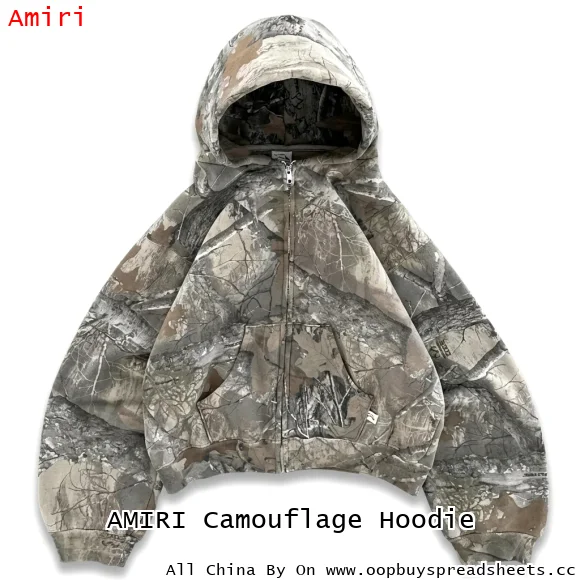 AMIRI Camouflage Hoodie
