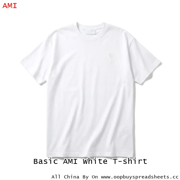 Basic AMI White T-shirt