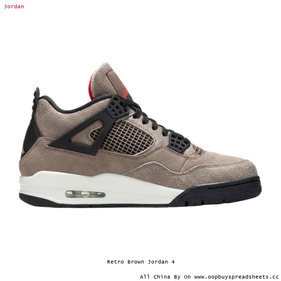 Retro Brown Jordan 4