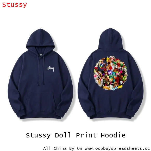 Stussy Doll Print Hoodie