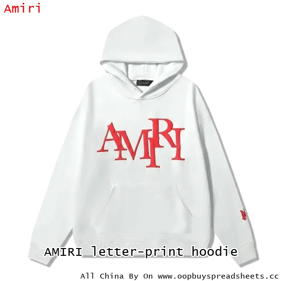 AMIRI letter-print hoodie