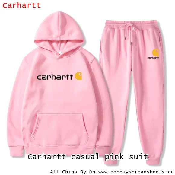 Carhartt casual pink suit