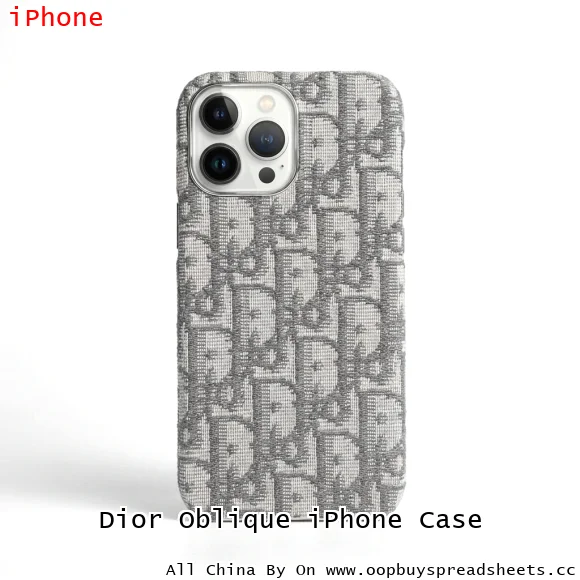 Dior Oblique iPhone Case