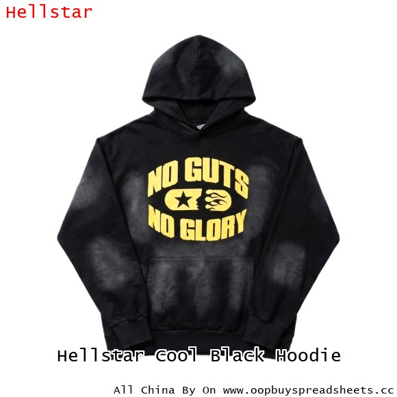 Hellstar Cool Black Hoodie