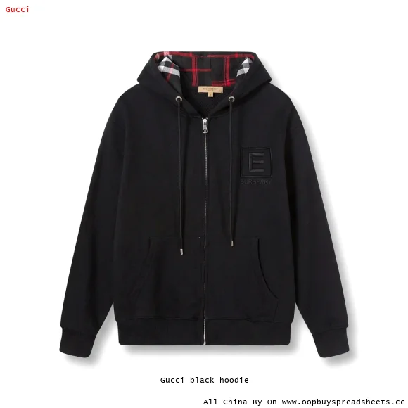 Gucci black hoodie